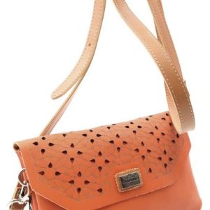 BOLSO BANDOLERA PIEL 3 DEP CREMALLEERA Y SOLAPA LASER 20X13 –