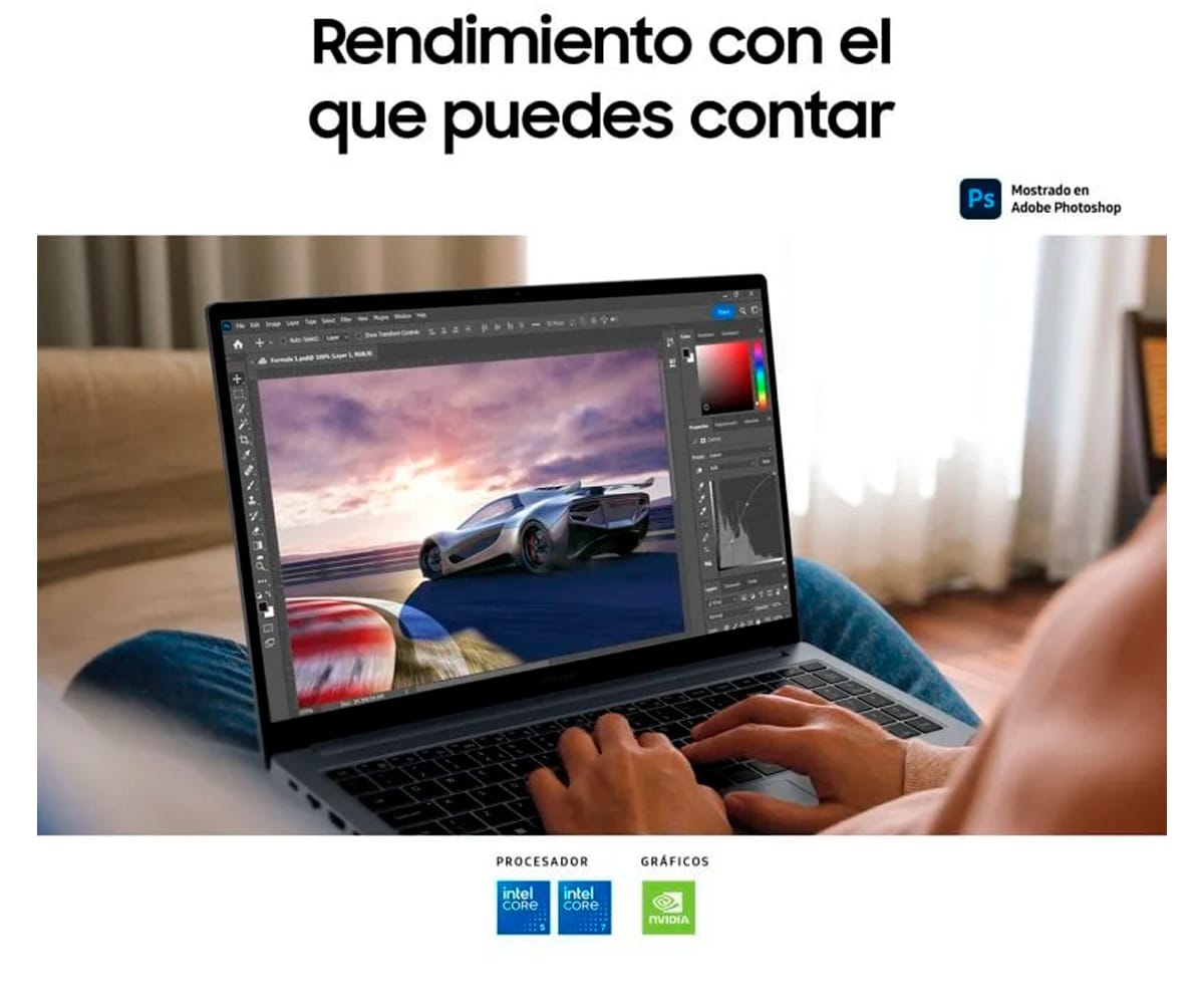 Ofertón Wham! Portatil ultraligero SAMSUNG Galaxy BOOK4 Gris / 15.6″ FHD LED Intel Core i5-1335U Precio Histórico - Imagen 3