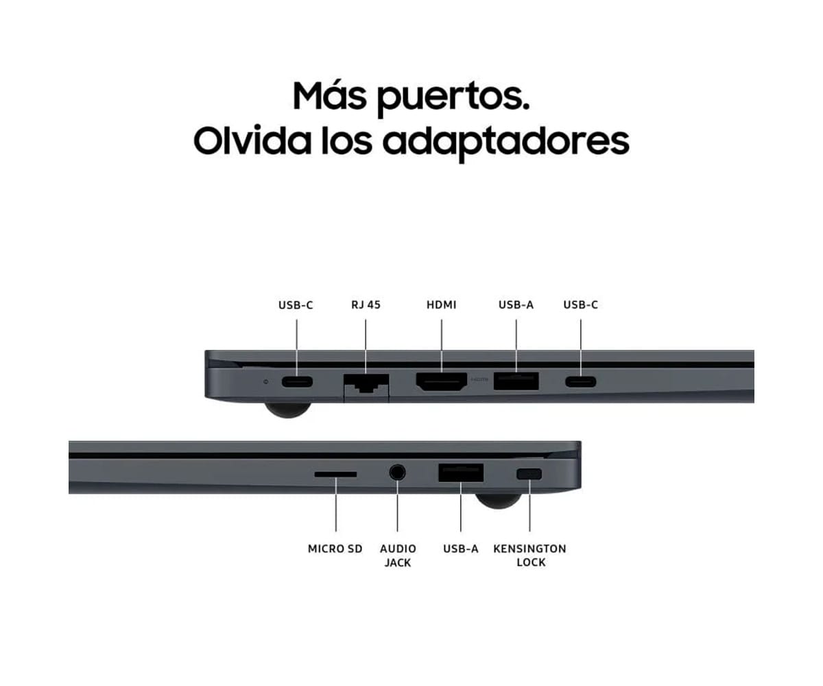 Ofertón Wham! Portatil ultraligero SAMSUNG Galaxy BOOK4 Gris / 15.6″ FHD LED Intel Core i5-1335U Precio Histórico - Imagen 6