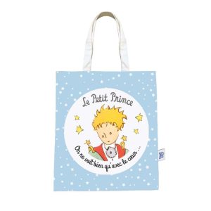 BOLSA DE TELA EL PRINCIPITO CON ESTRELLAS –
