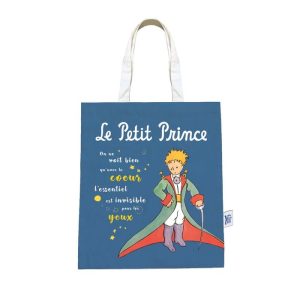 BOLSA DE TELA EL PRINCIPITO AZUL CON CAPA –