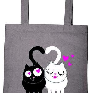 BOLSA DE TELA DE LA COMPRA ED GATOS LOVE –