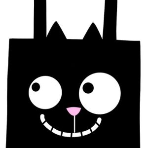 BOLSA DE TELA DE LA COMPRA CARA GATOS –