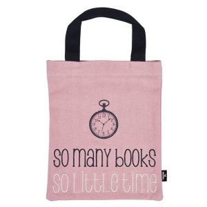 BOLSA DE TELA PARA LIBROS SO MANY BOOKS –