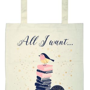 BOLSA DE TELA DE LA COMPRA ALL I WANT –