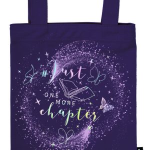 BOLSA DE TELA DE LIBROS JUST ONE MORE CHAPTER –