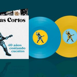 CELTAS CORTOS – 40 ANIVERSARIO RECOPILATORIO DISCO LP VINILO DOBLE AZUL Y AMARILLO