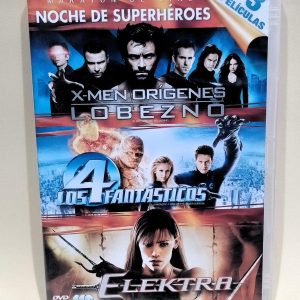 Noche de superhéroes DVD Triple sesión de películas
