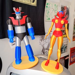 Mazinger & Afroditta Figuras Impresas 3D