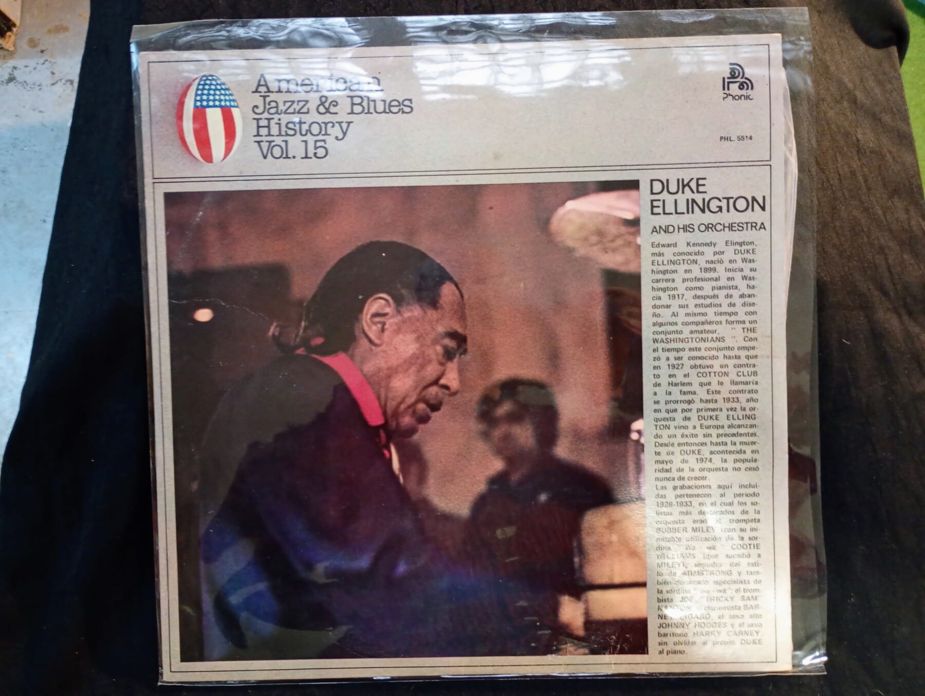 Duke Ellington & His Orchestra – American Jazz & Blues History Vol. 15 – LP Ocasión - Imagen 2