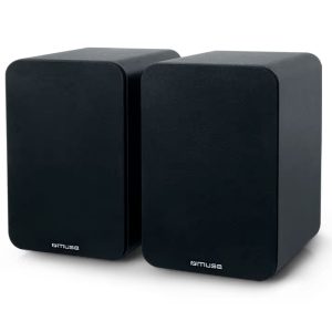 Altavoces de madera estantería 150W Muse con Bluetooth, RCA, Coaxial y USB – Negro Sueltos
