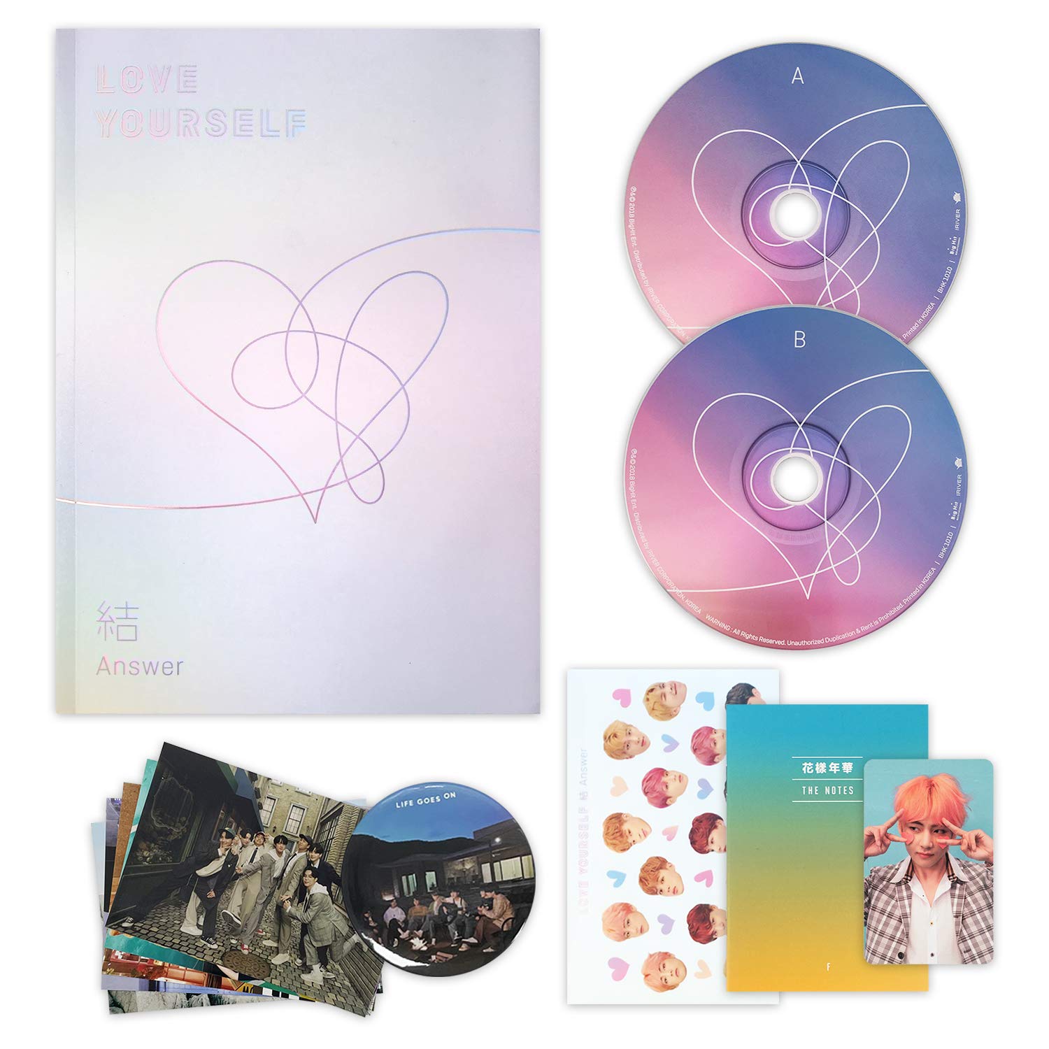 BTS – Love Yourself K-Pop Disponible en disco de vinilo y CD Varias ediciones - Imagen 3