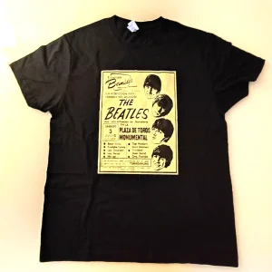 Camiseta The Beatles Cartel Barcelona Monumental Tour