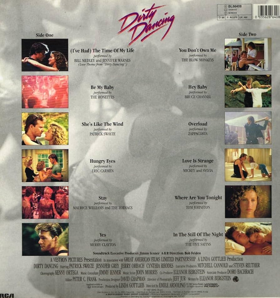 DIRTY DANCING – BANDA SONORA ORIGINAL DISCO LP VINILO - Imagen 3