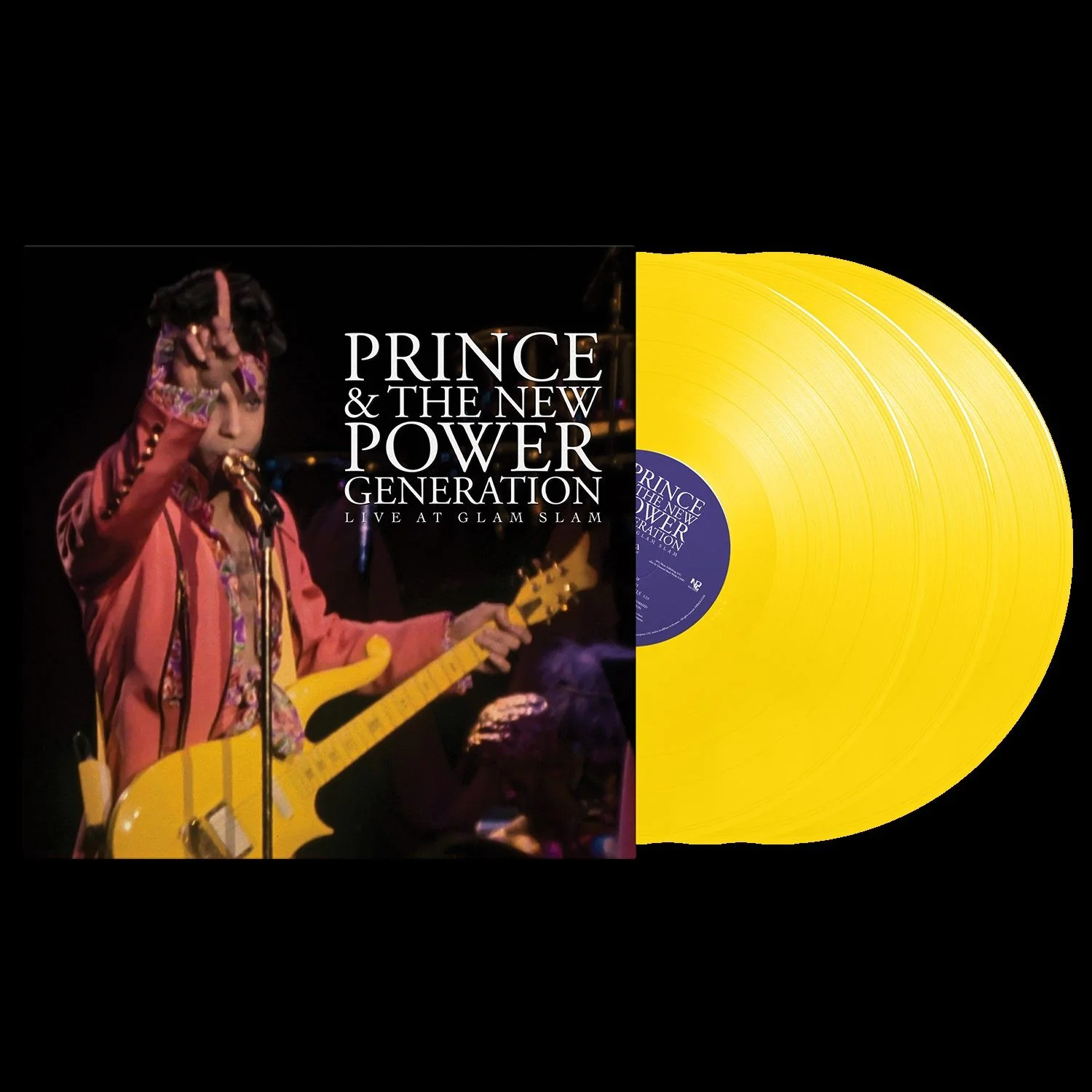 PRINCE – Live at Grand Slam 1992 – 3 Lp Triple Disco Vinilo color amarillo (RSD 2025)
