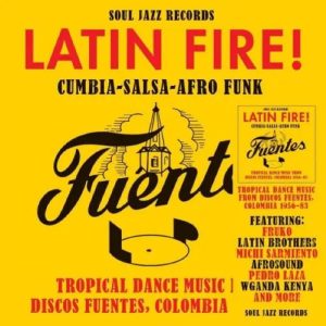 LATIN FIRE! LP Vinilo Disco recopilatorio Cumbia, Salsa, Afro Funk – Tropical Dance Music