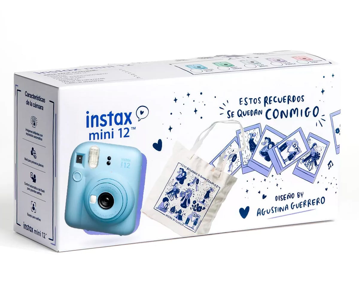 Kit Regalo Cámara Instantánea y Bolsa Instax Mini Fujifilm Varios colores - Imagen 7