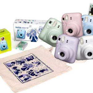 Kit Regalo Cámara Instantánea y Bolsa Instax Mini Fujifilm Varios colores