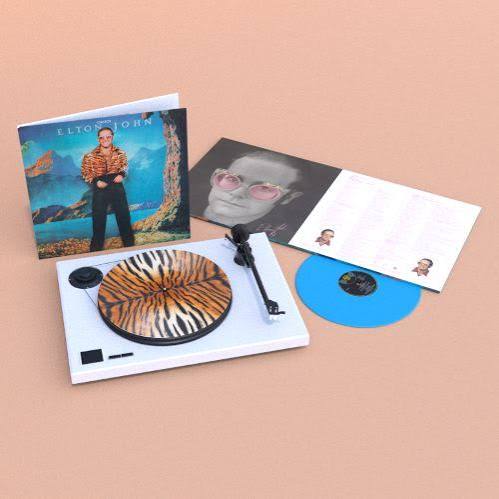 Elton John – Caribou Doble Disco Vinilo LP Azul - Imagen 2