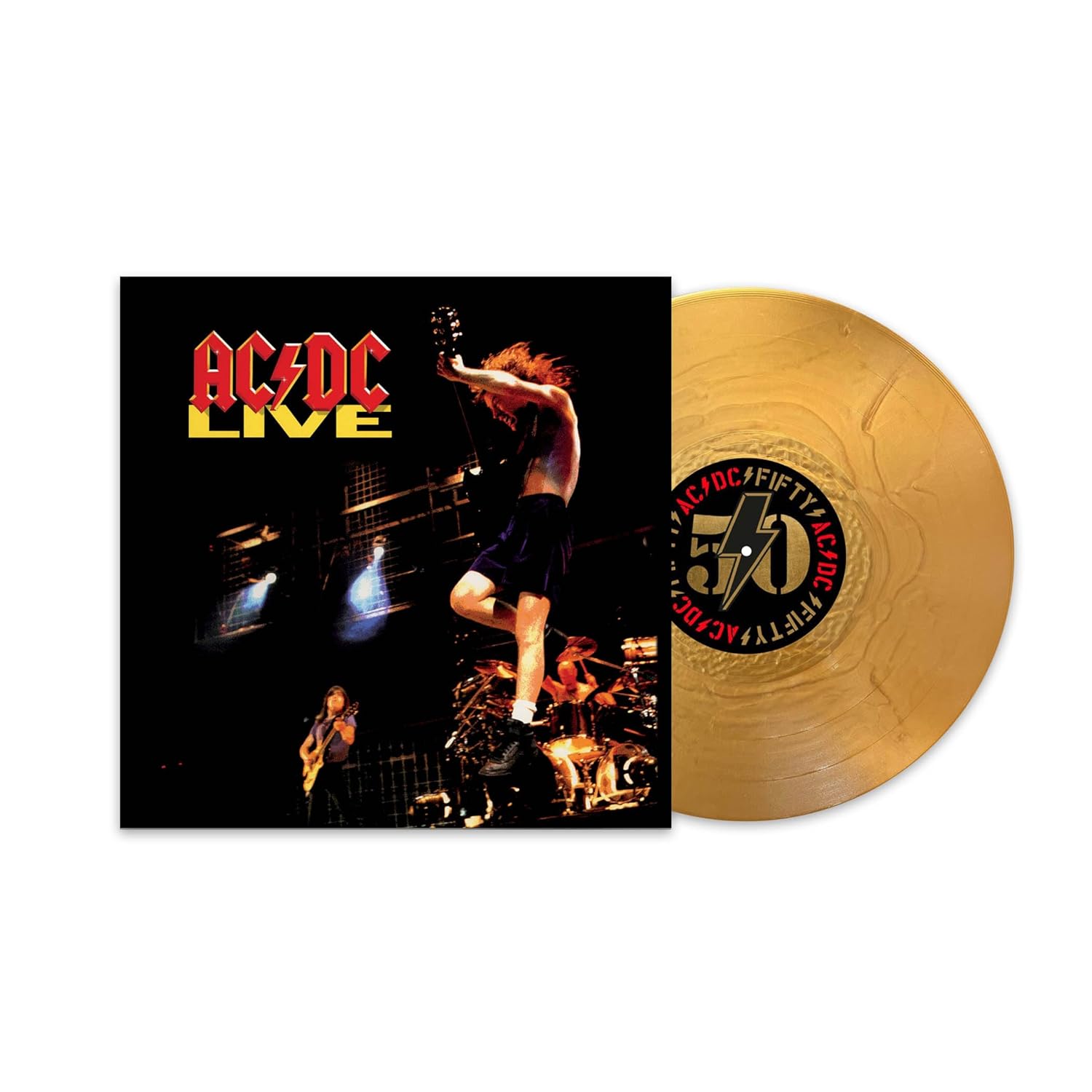 AC/DC – LIVE Album 2LP Doble Vinilo (COLOR DORADO) – Hard Rock y heavy metal