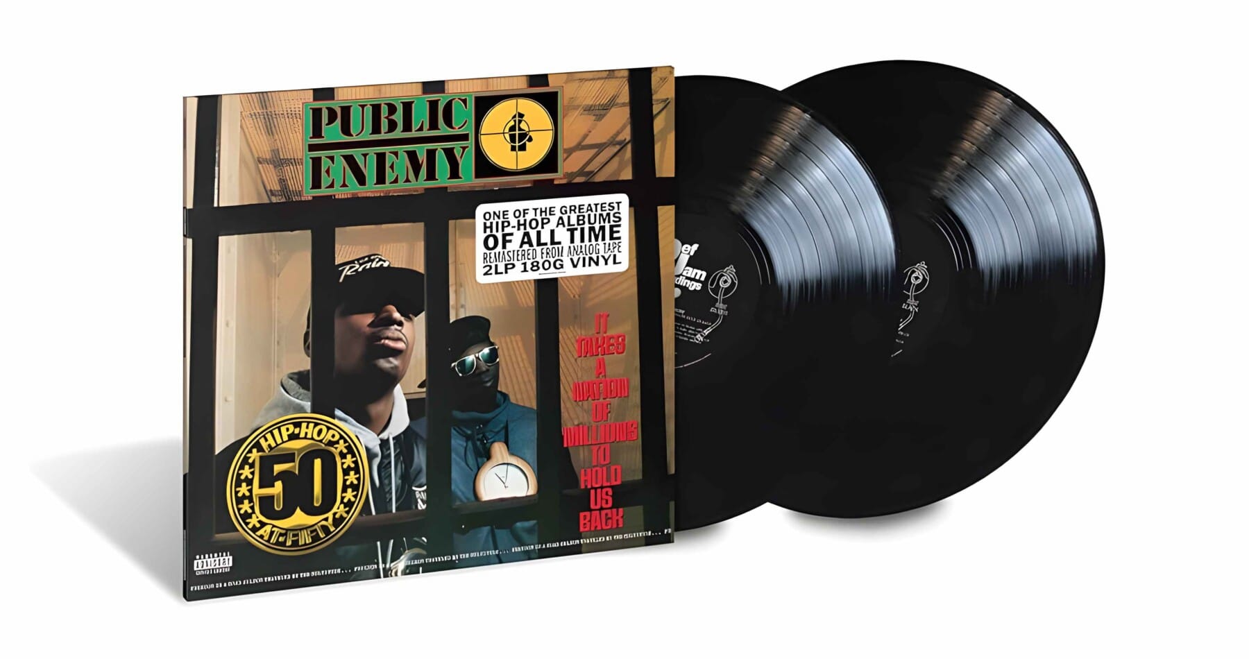 PUBLIC ENEMY – It takes a nation… – Disco Vinilo Rap Doble 2LP Clásico esencial del Hip-Hop Edición especial 35 aniversario - Imagen 2