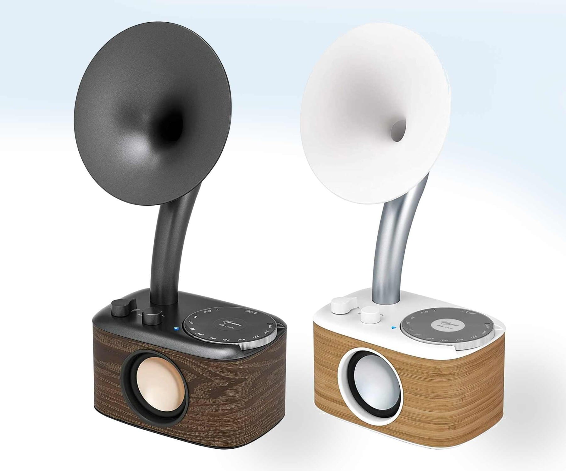 Radio vintage portátil gramofono Sangean WR-45 retro hipster - Imagen 2