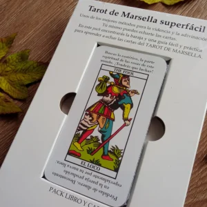 Libro y baraja de cartas de Tarot Marsella: El Tarot Superfácil – Pack Oferta 12€