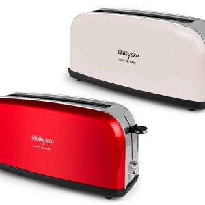 Tostadora de Pan Vintage Orbegozo Roja o Blanco Hueso